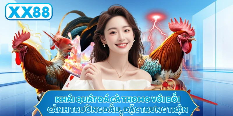 Khái quát Đá Gà Thomo với bối cảnh trường đấu, đặc trưng trận chiến