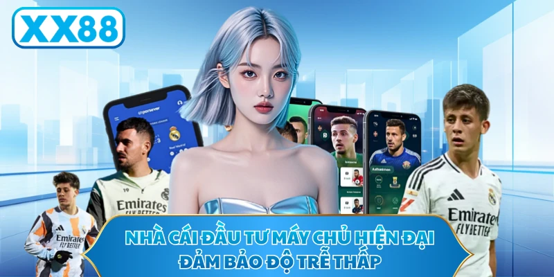 Nhà cái đầu tư máy chủ hiện đại đảm bảo độ trễ thấp
